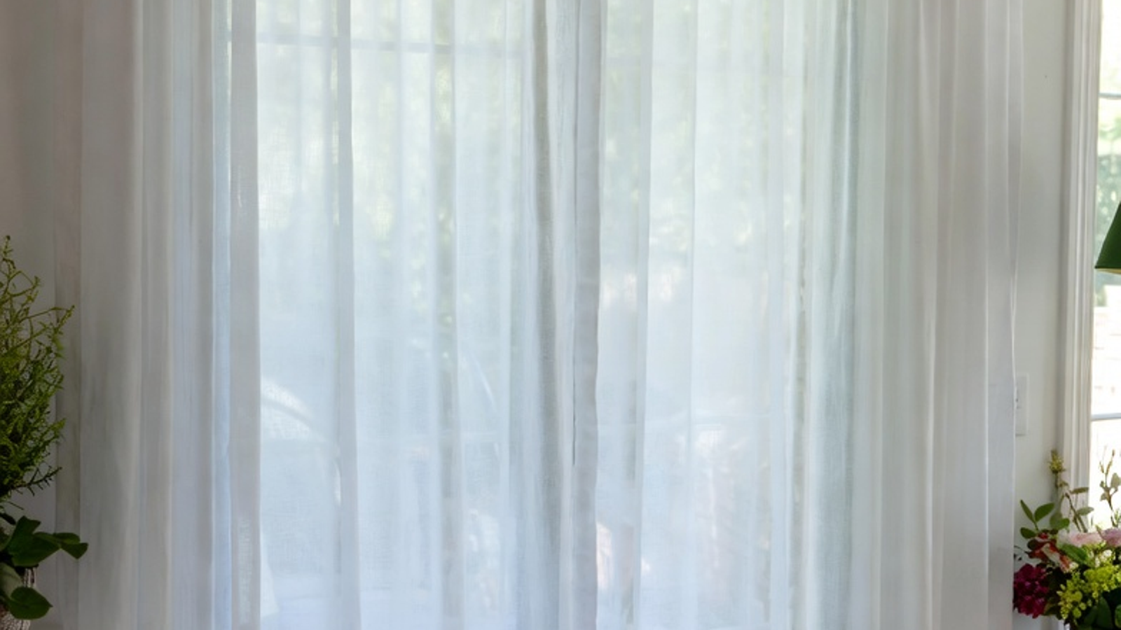 Curtain lining comparison scene showing soft privacy filtering and stronger blackout coverage in a calm bedroom