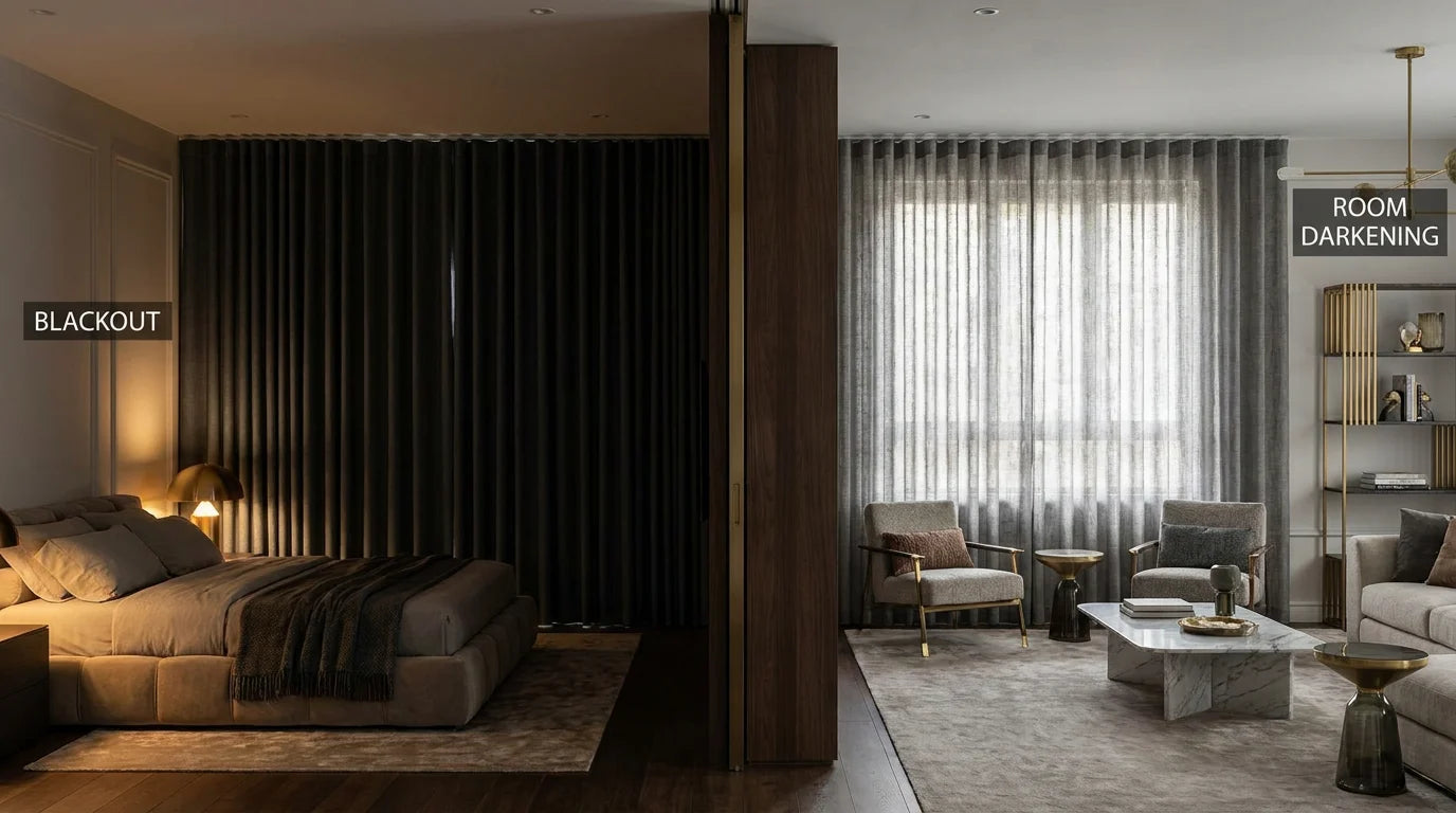 Blackout vs. Room Darkening: What’s the Difference?