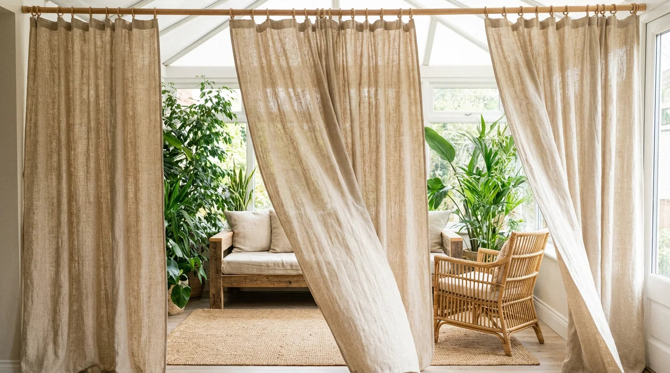 Thermal insulated curtains for sustainable homes