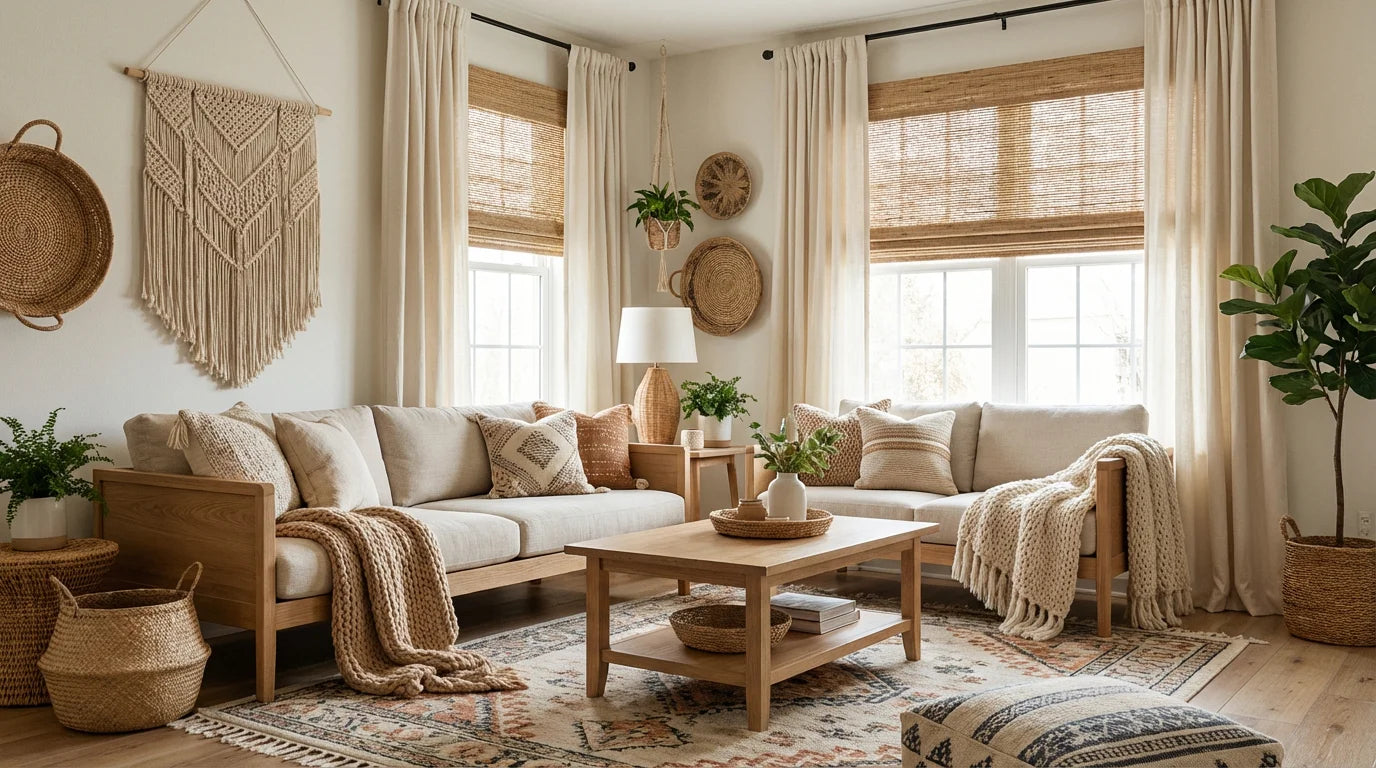 Scandi-Boho Fusion: Creative Ways to Layer Curtains for Texture