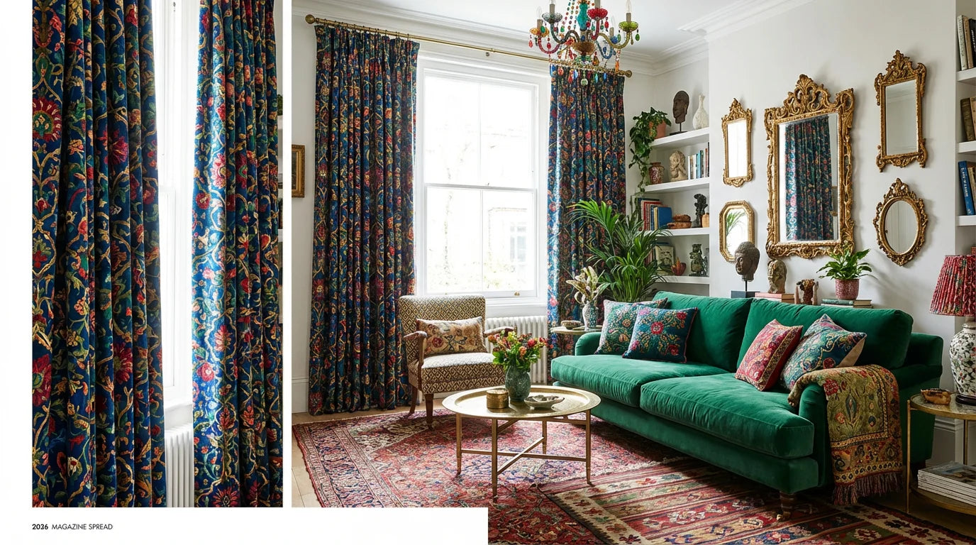 Bold Patterns and Maximalism: The 2026 Trend for Statement Curtains