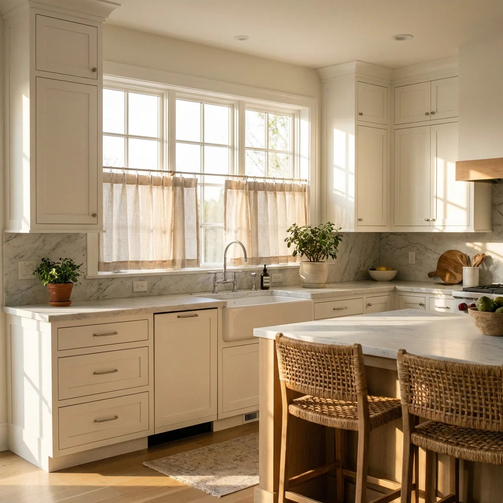 Kitchen Curtain Ideas: Balancing Light, Privacy, and Practicality