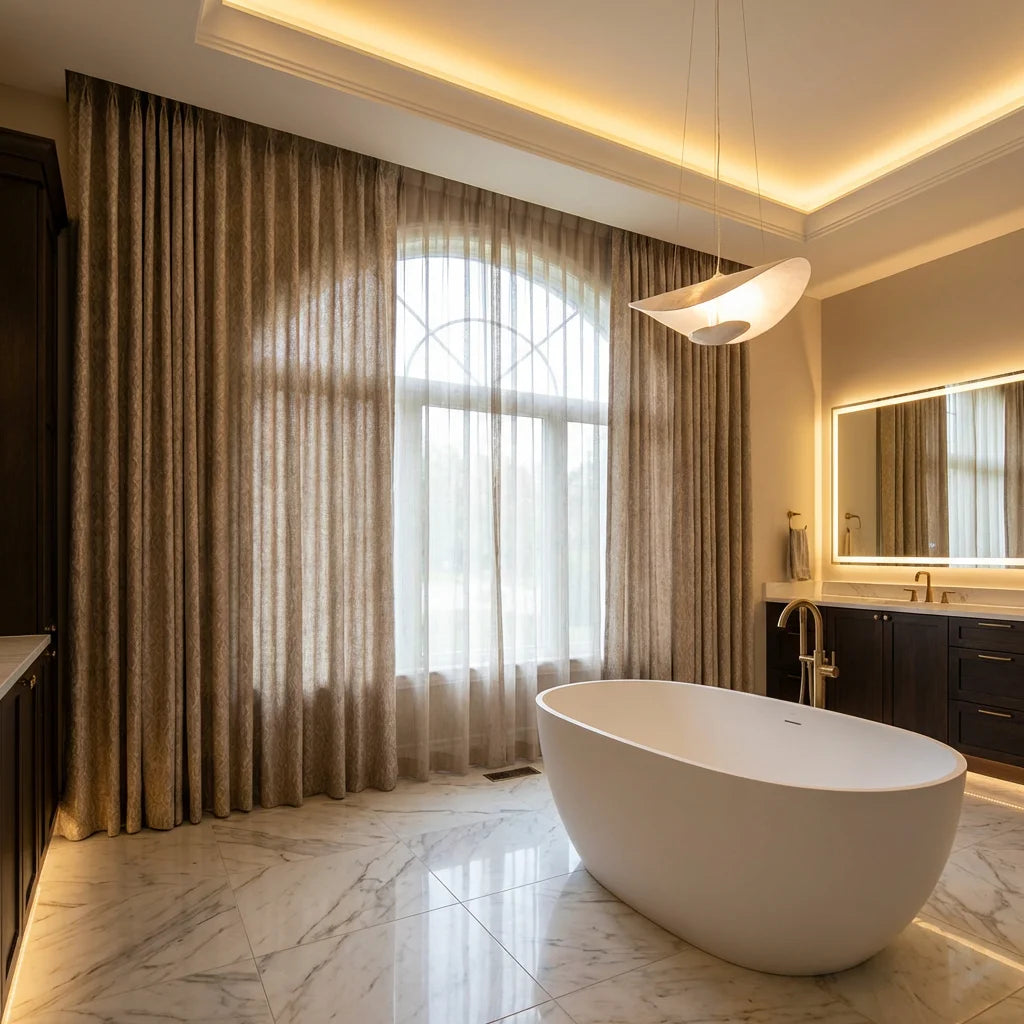 Bathroom Window Treatments: Best Fabrics for Moisture and Privacy