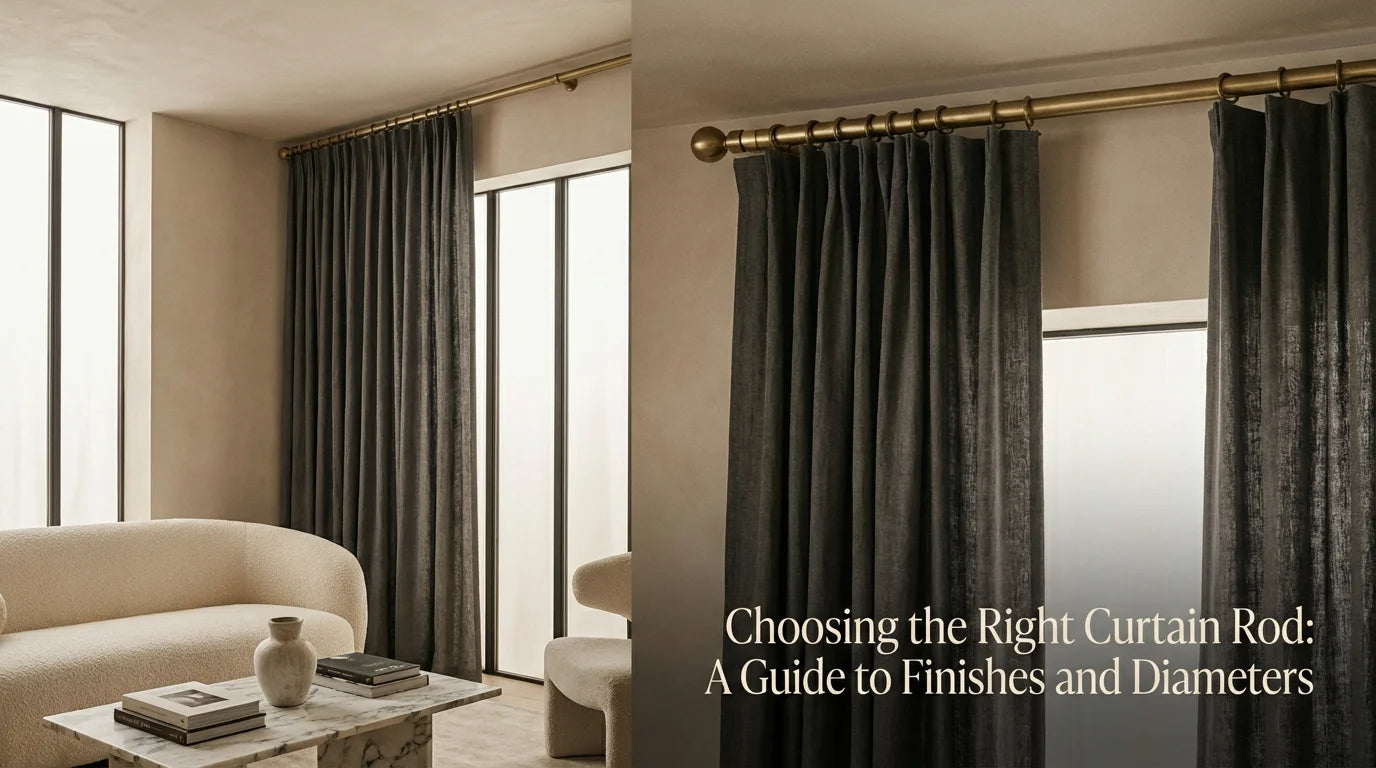 Tailored Perfection: Custom Linen Blend Curtains with Pinch Pleat Headers