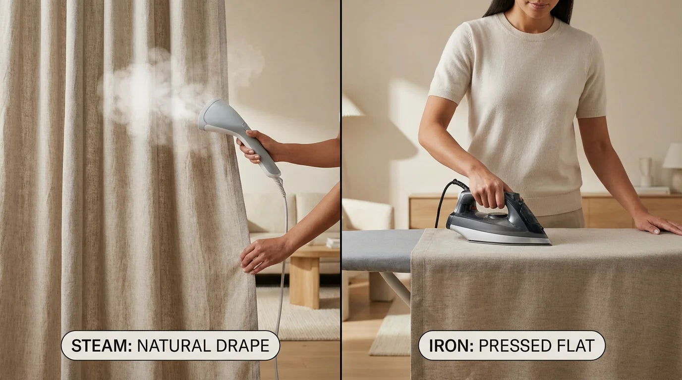 Steaming vs. Ironing: How to Get the Perfect Drape Every Time