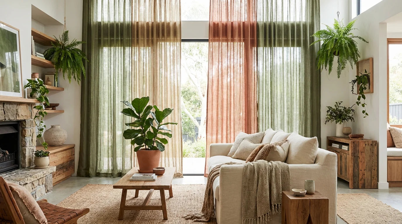Biophilic Design: Bringing Nature Indoors with Earthy Window Treatments