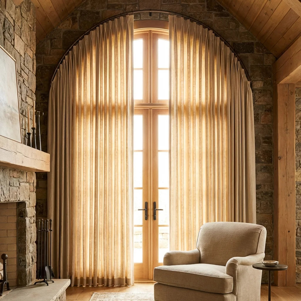 Mastering the Curve: Custom Size Curtains for Arched Windows