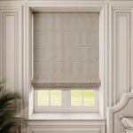 100%Blackout Linen Roman Shades Cordless/Motorized - Detail View 6 | JOYDRAPE Bespoke Luxury
