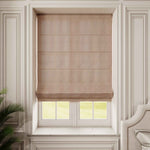 100%Blackout Linen Roman Shades Cordless/Motorized - Detail View 7 | JOYDRAPE Bespoke Luxury