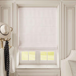 Custom Linen Roman Shades Cord Lift - Detail View 4 | JOYDRAPE Bespoke Luxury
