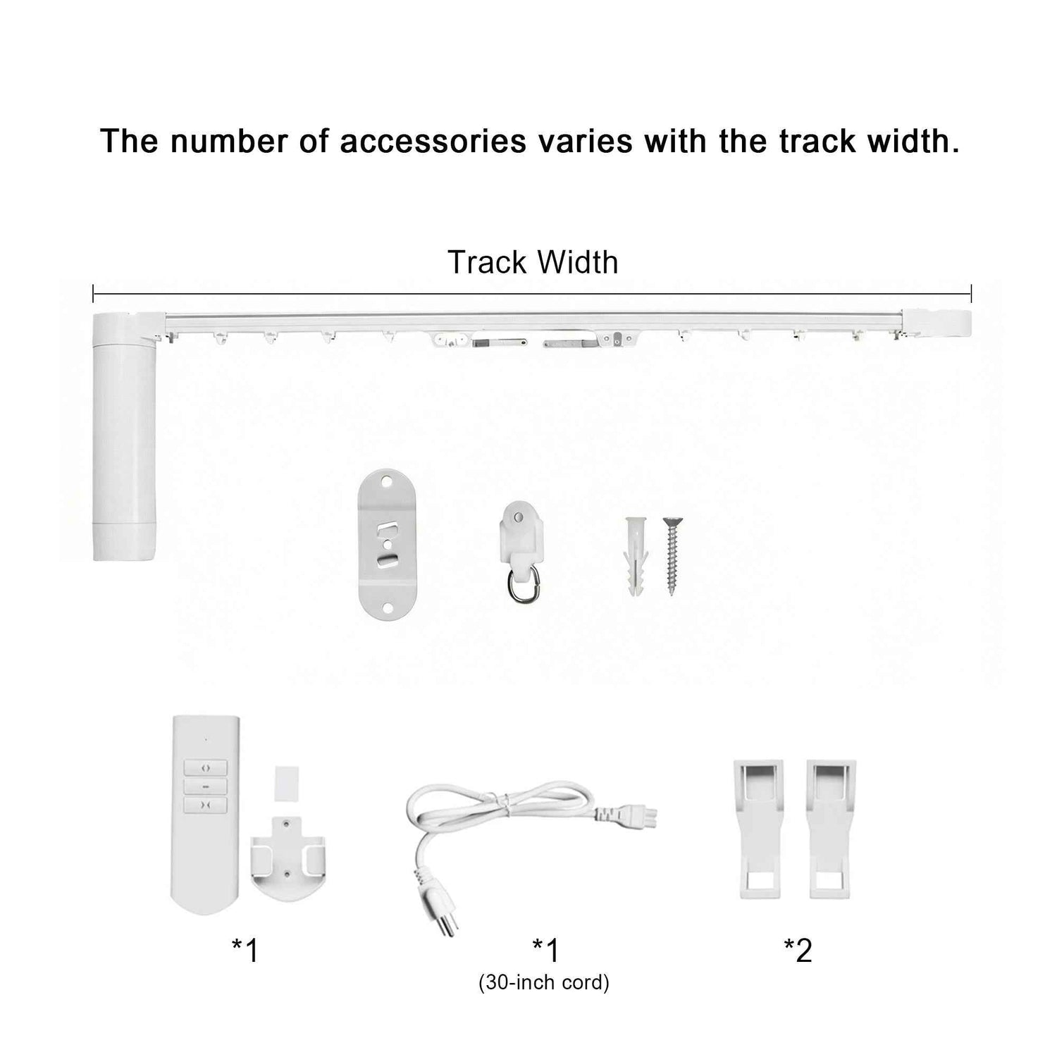 P-Custom Motorized Curtain Track