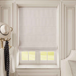 Linen Roman Shades Cordless/Motorized - Detail View 7 | JOYDRAPE Bespoke Luxury