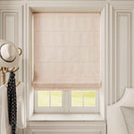 Linen Roman Shades Cordless/Motorized - Detail View 8 | JOYDRAPE Bespoke Luxury