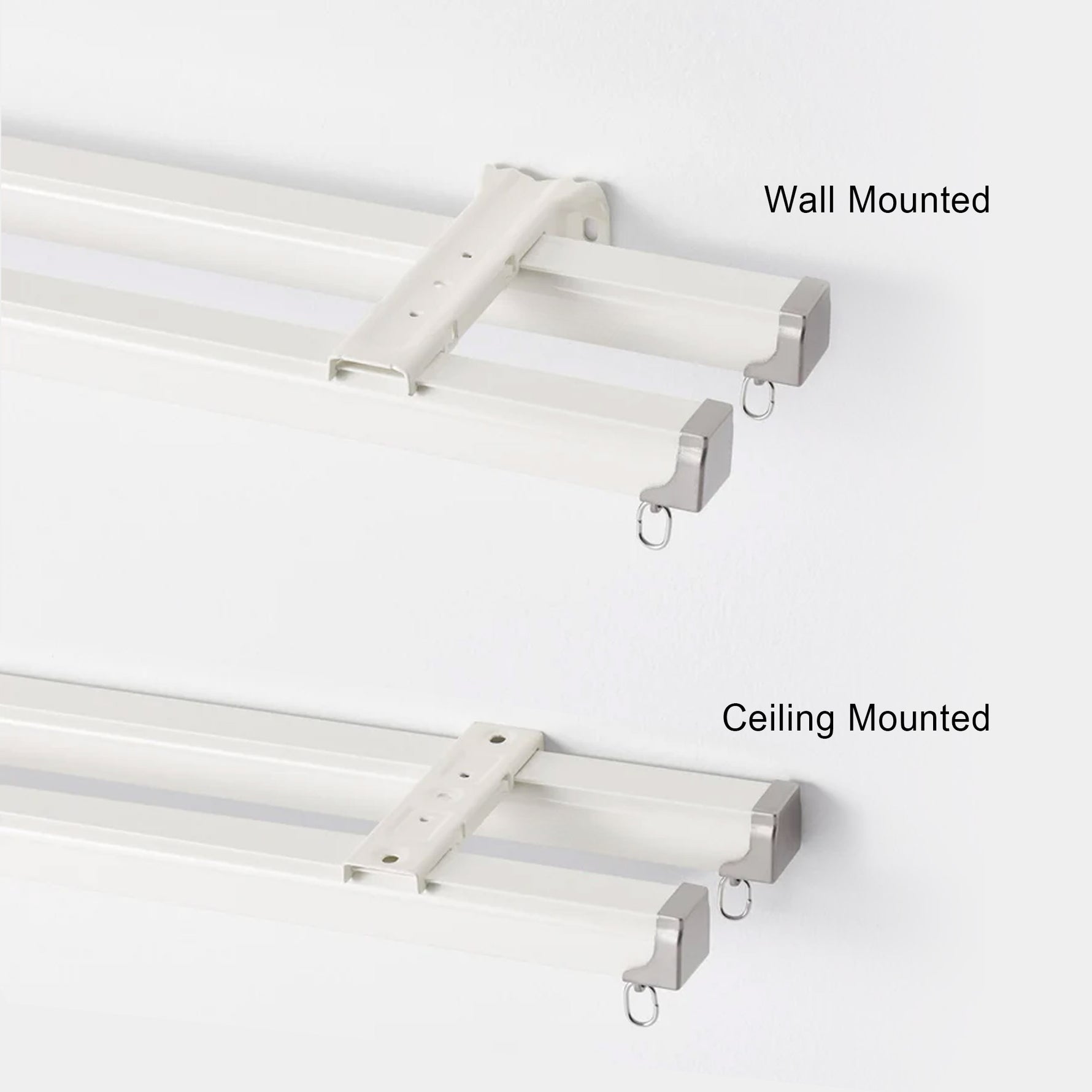 Custom Curtain Tracks — lifestyle view — Joydrape