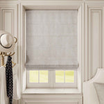 Linen Roman Shades Cordless/Motorized - Detail View 10 | JOYDRAPE Bespoke Luxury