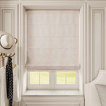 Linen Roman Shades Cordless/Motorized - Detail View 11 | JOYDRAPE Bespoke Luxury