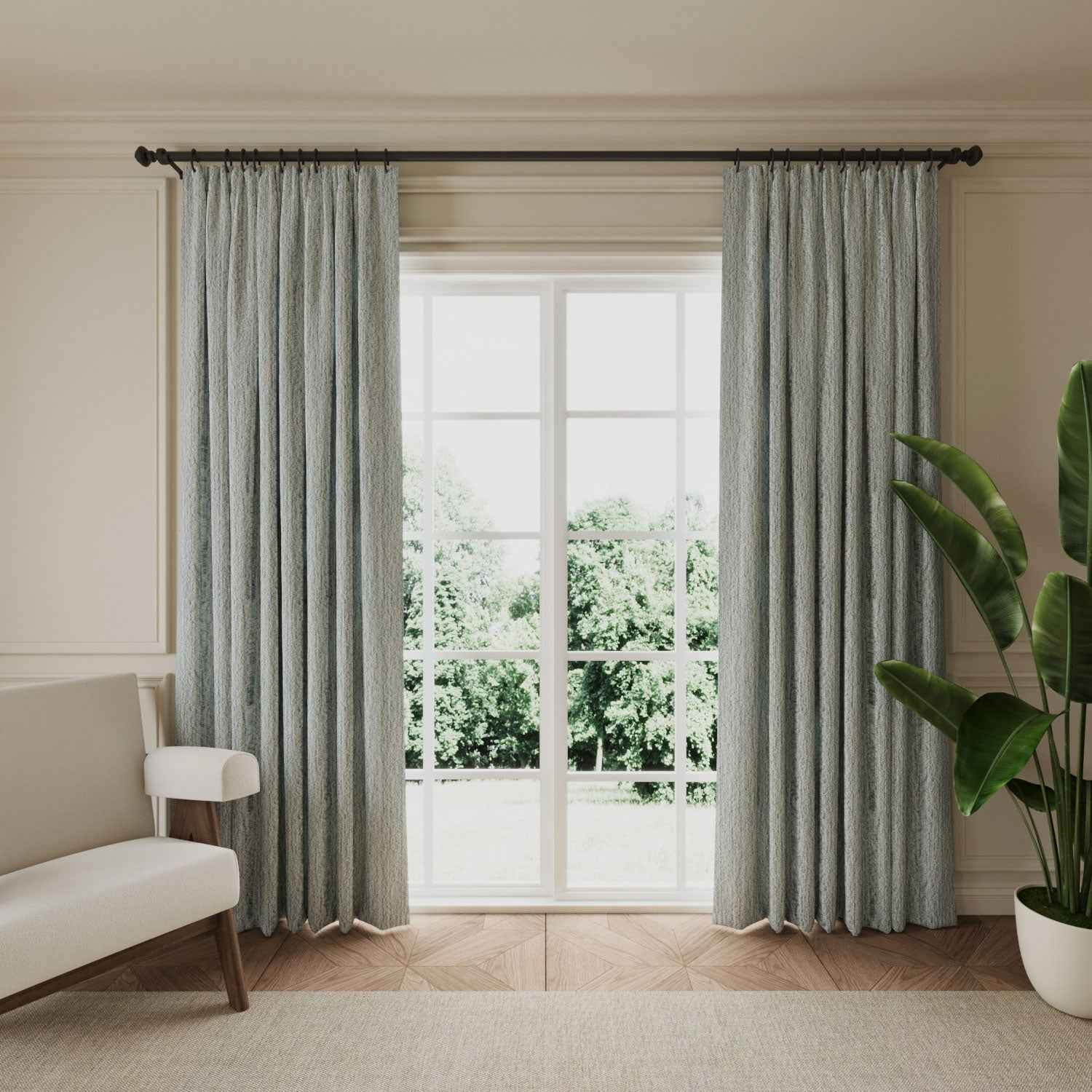 Polyester Blackout Chenille Curtain - Detail View 6 | JOYDRAPE Bespoke Luxury
