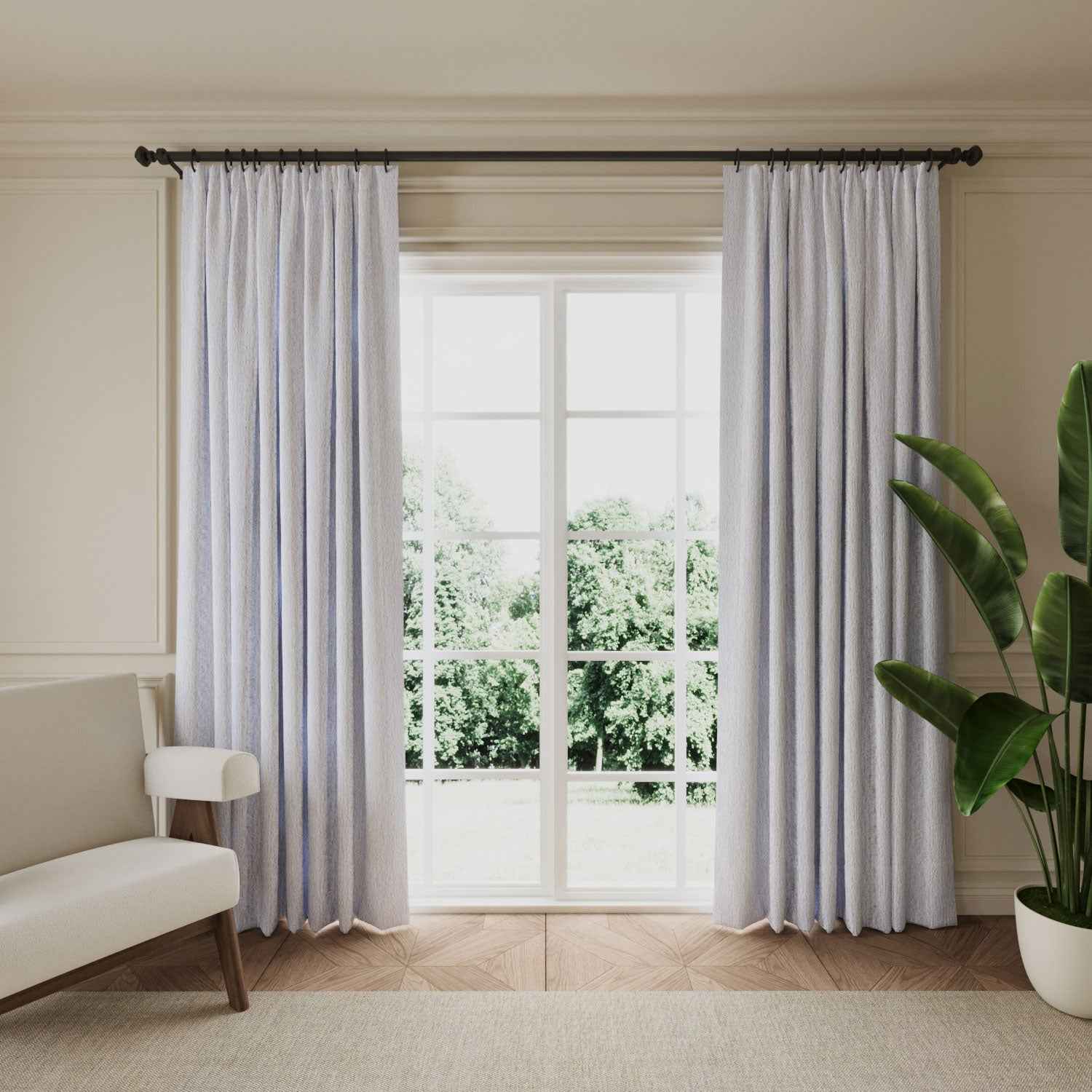 Polyester Blackout Chenille Curtain - Detail View 7 | JOYDRAPE Bespoke Luxury