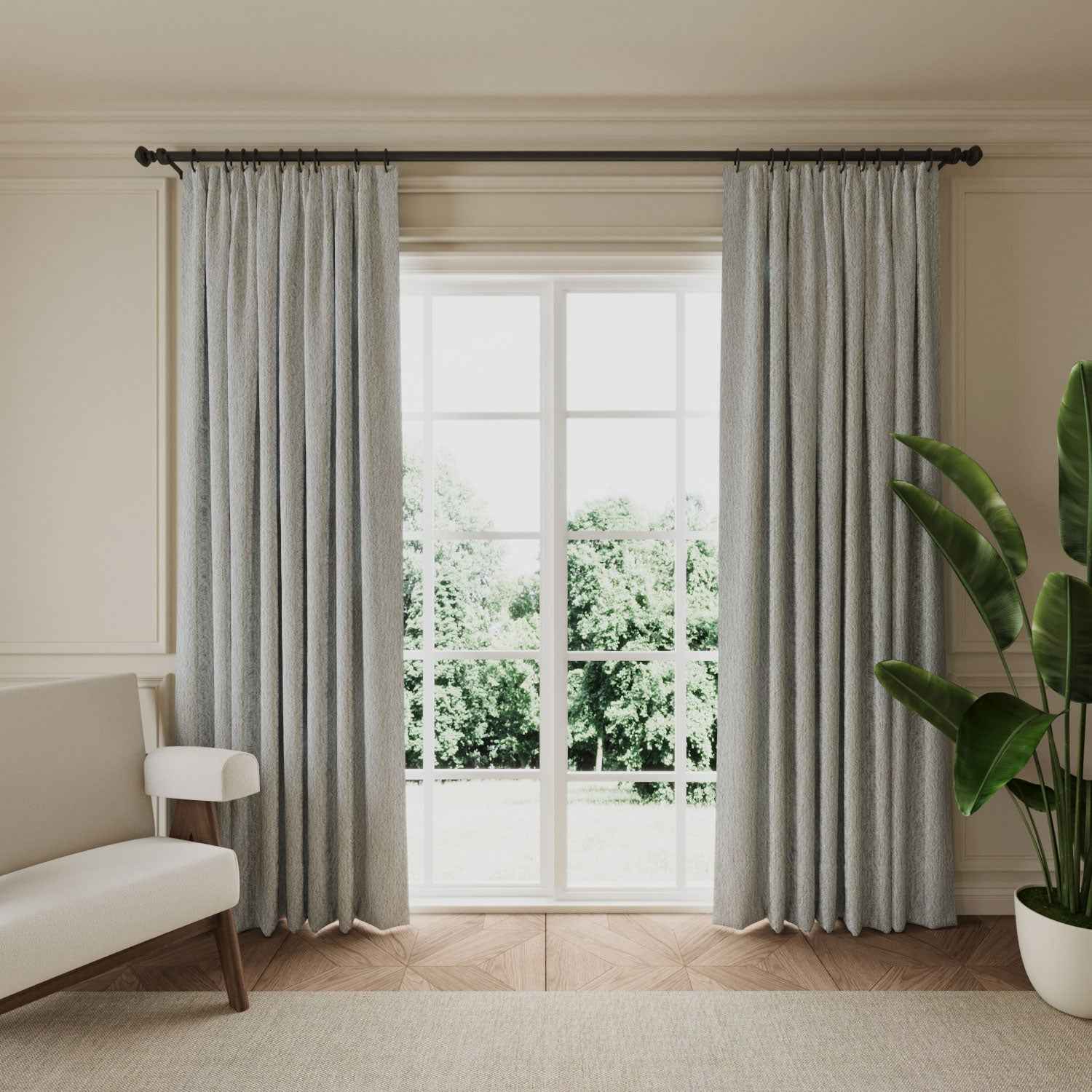 Polyester Blackout Chenille Curtain - Detail View 8 | JOYDRAPE Bespoke Luxury