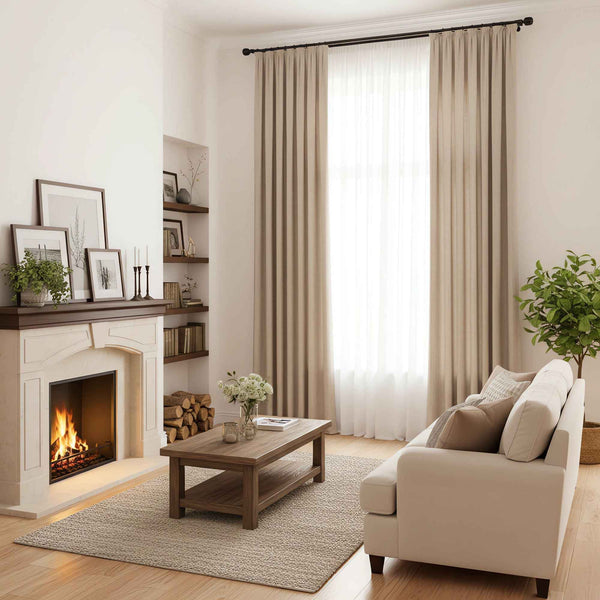 Loaft Cotton Blend Linen Curtains