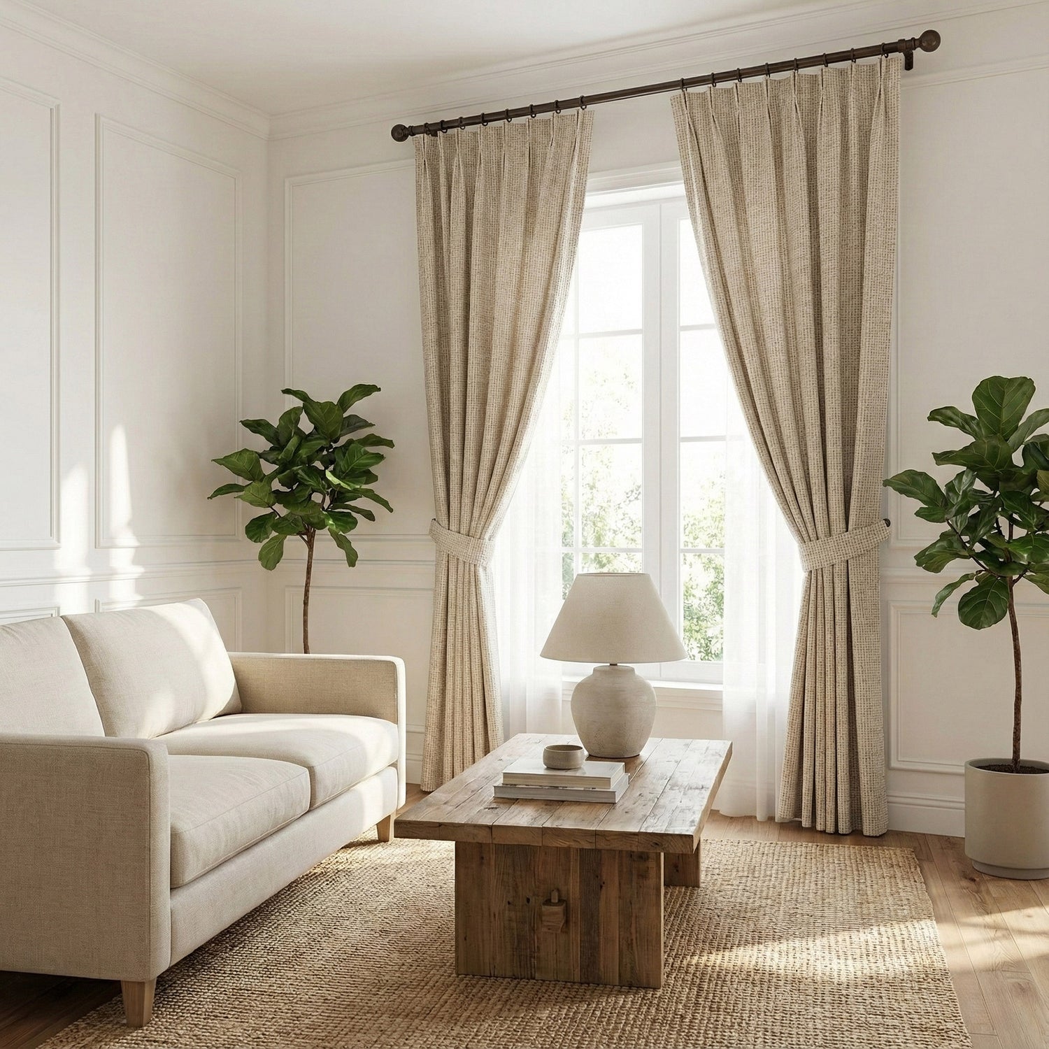 Fabric Heavyweight Textured Chenille Curtains