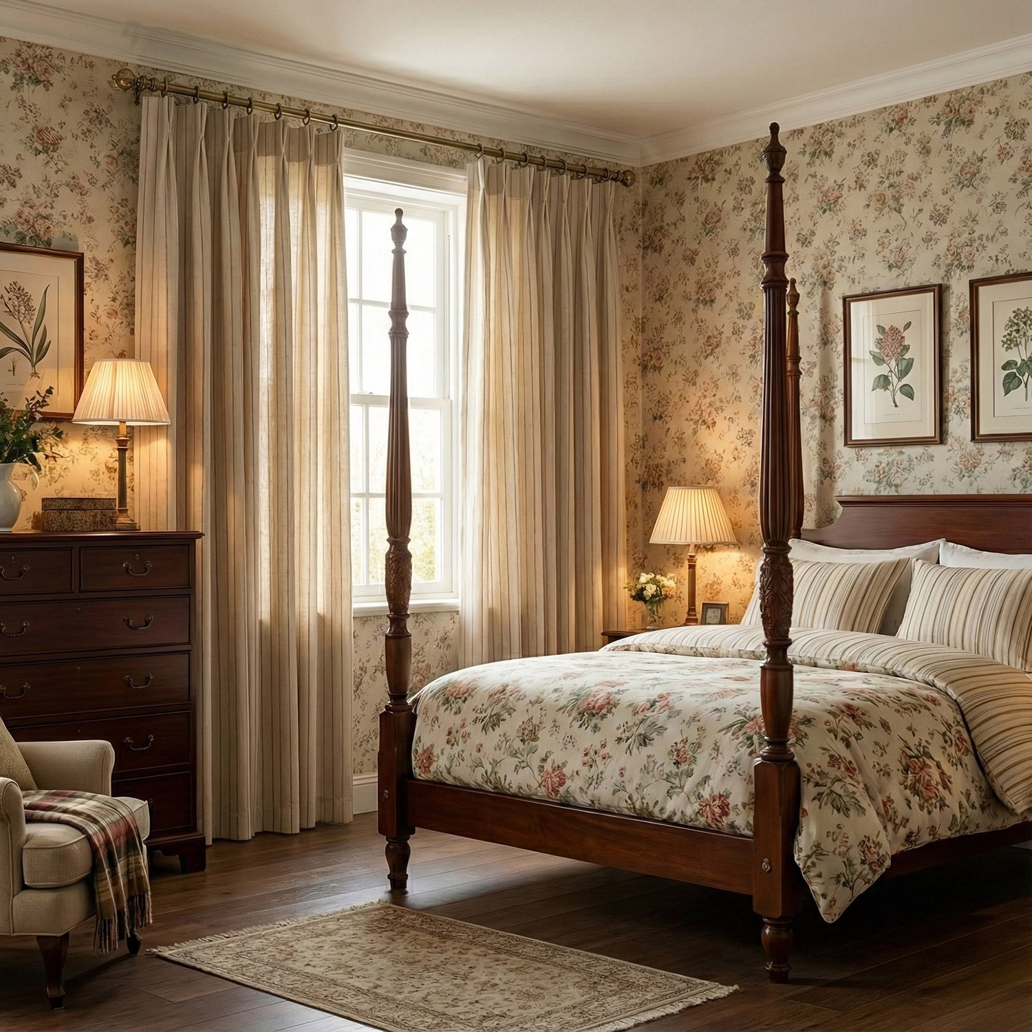 Stripe Linen Curtains