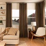 Morandi Cotton Linen Textured Blackout Curtains