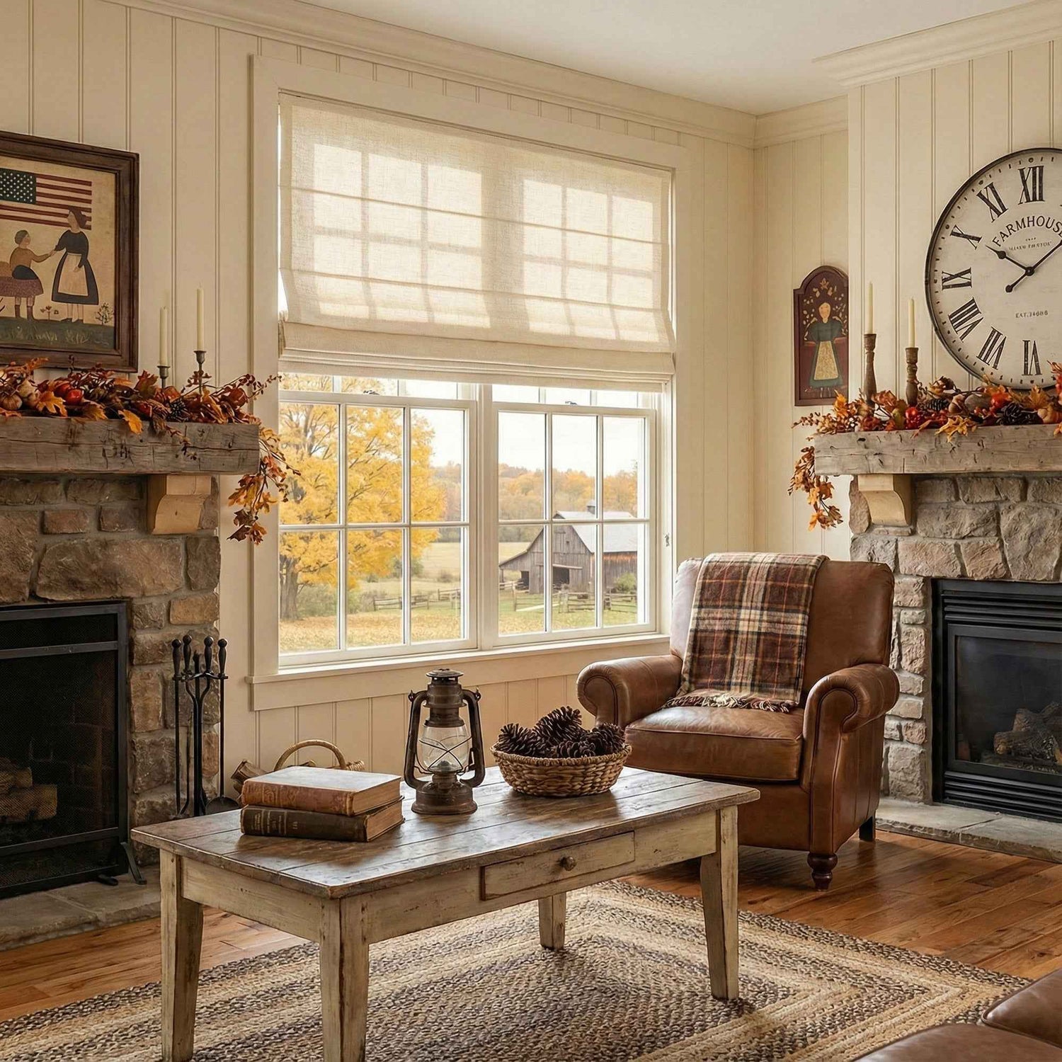 L-light Cordless Solid Linen Blend Roman Shades - Main View | JOYDRAPE Bespoke Luxury