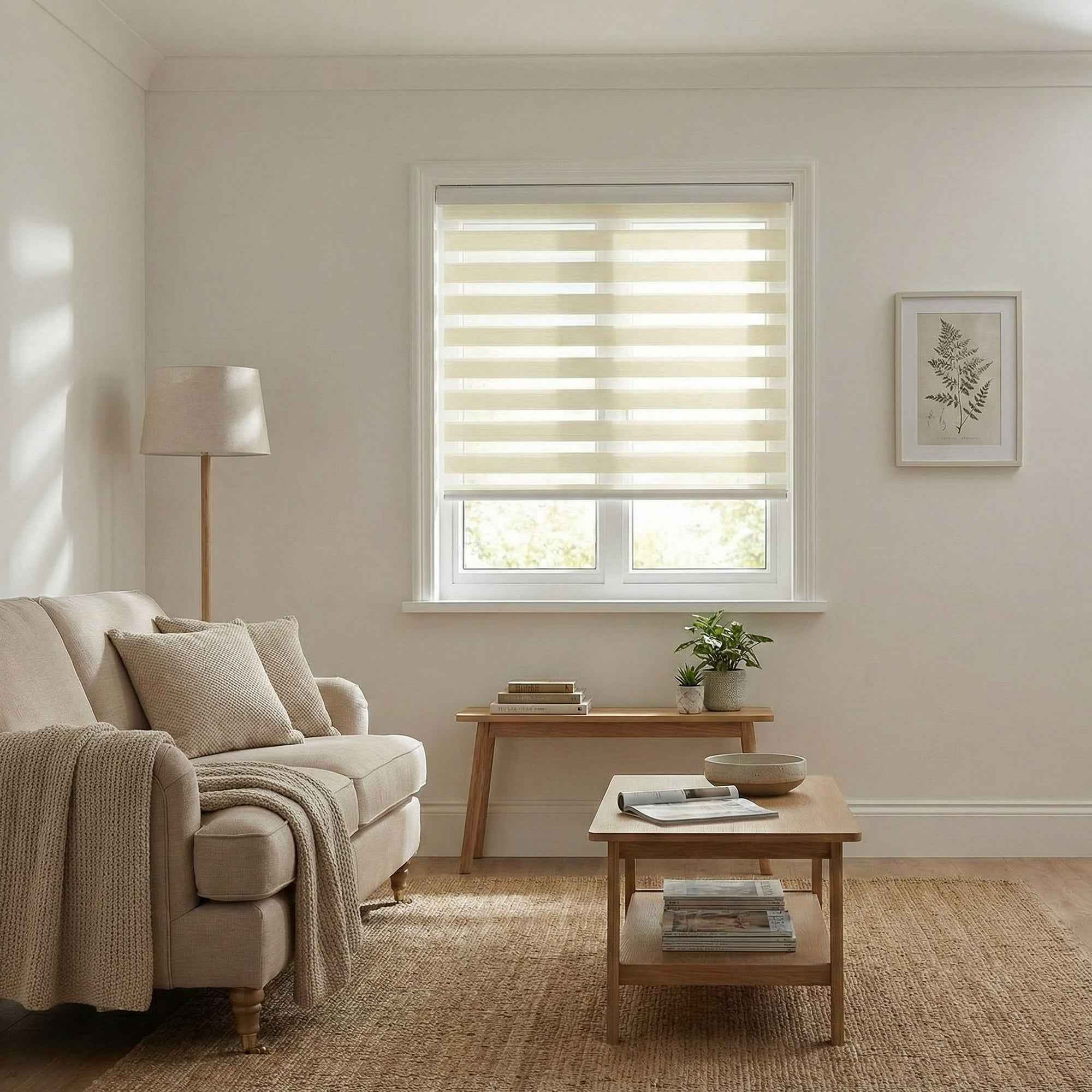 B-Shado Cordless Light Filtering Zebra Shades