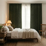 Art Micro-Velvet Cotton-Linen Texture High Blackout Curtains
