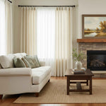 Streak Geometric Striped Linen Curtains