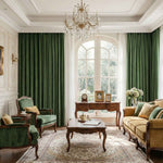 Velvet Mid-Century Modern Curtains