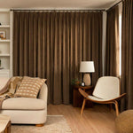 Morandi Cotton Linen Textured Blackout Curtains