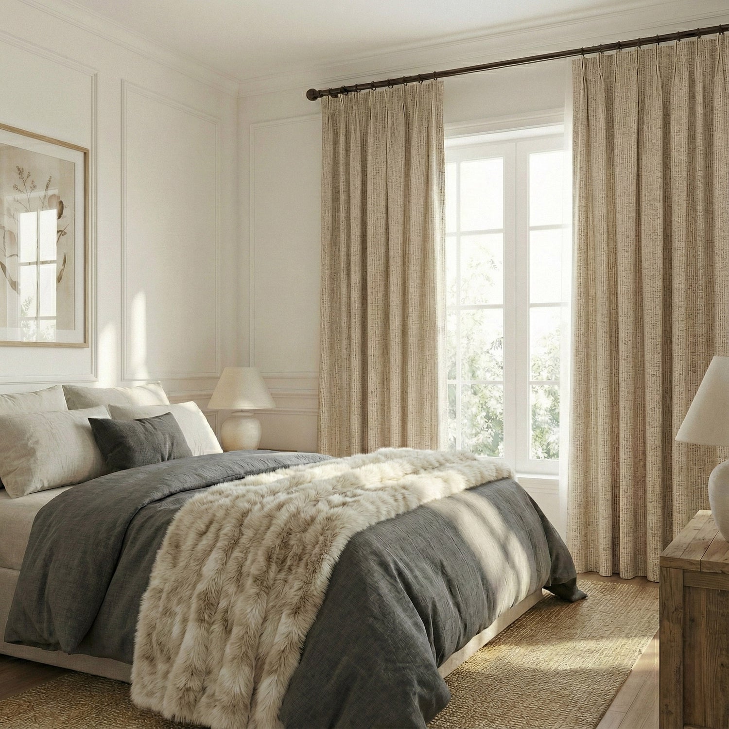 Fabric Heavyweight Textured Chenille Curtains