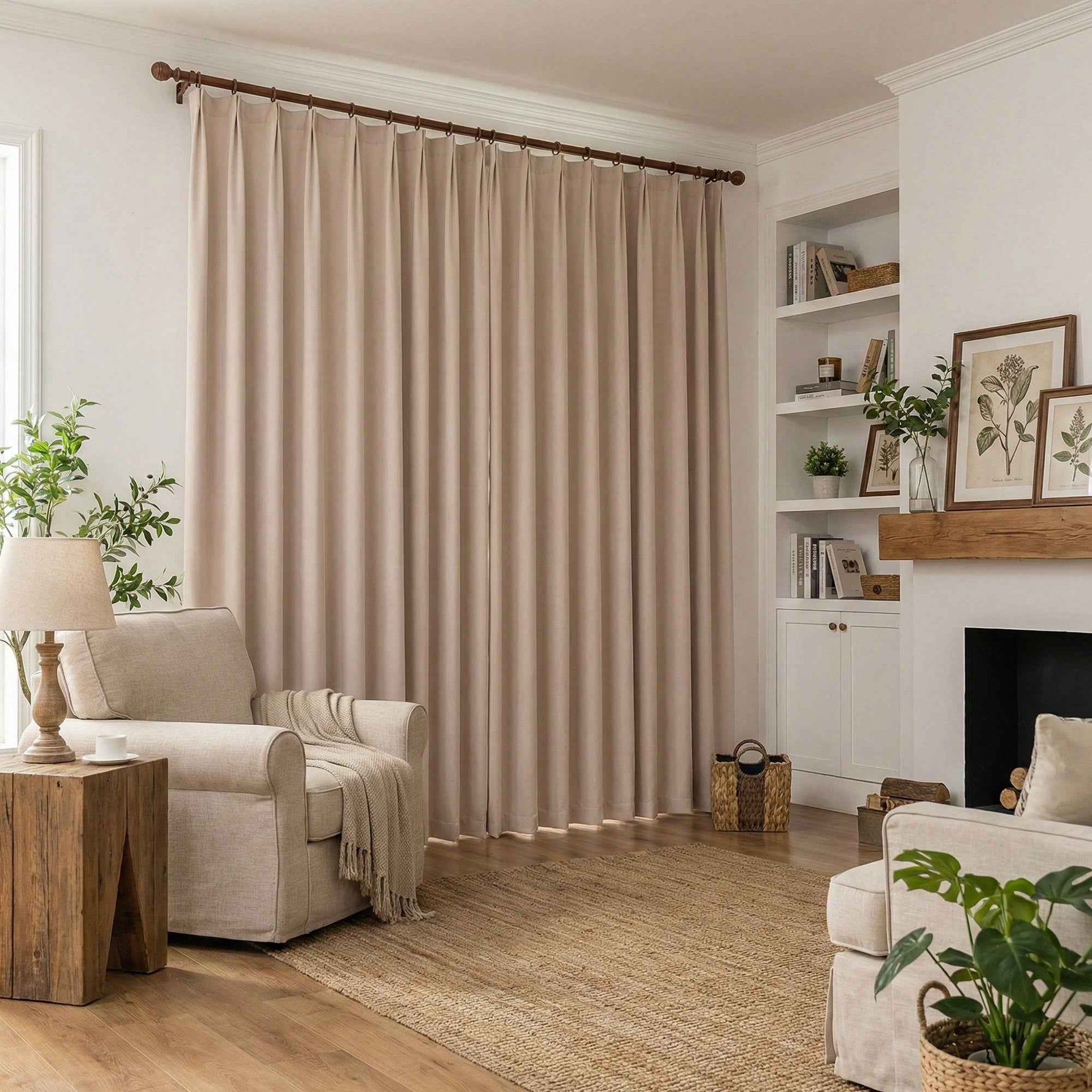 Fluffy 100% Blackout Chenille Curtains - Detail View 1 | JOYDRAPE Bespoke Luxury