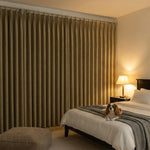 Coarse Vintage-style Blackout Curtains - Detail View 1 | JOYDRAPE Bespoke Luxury