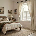 Thick Linen blend curtains