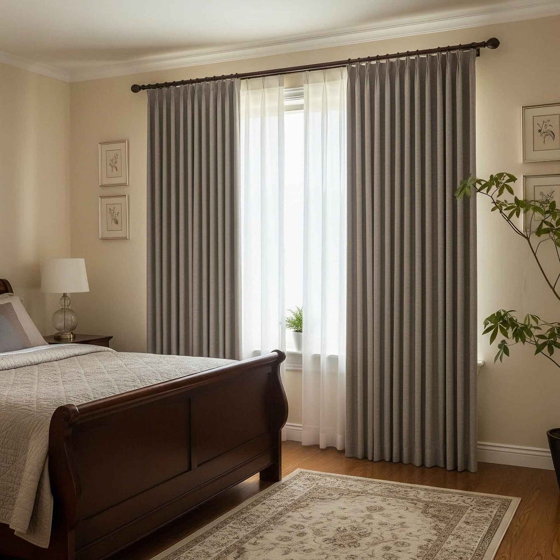 Lfluffy 100% blackout Curtains