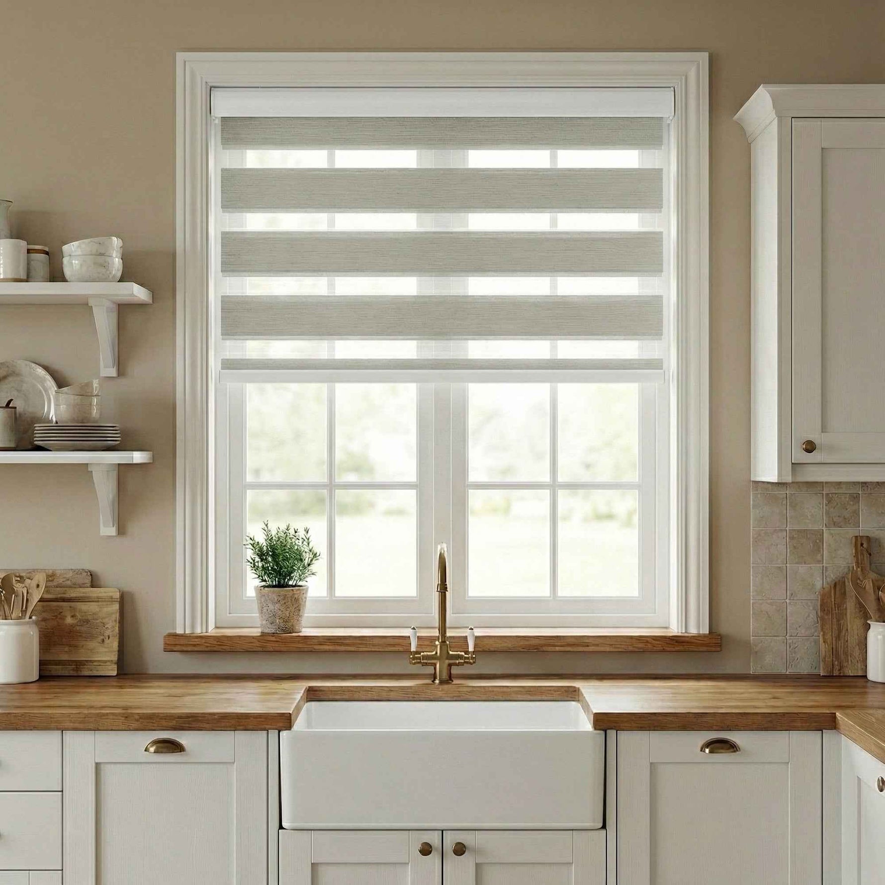 B-Vario Cordless Blackout Zebra Shades - Detail View 6 | JOYDRAPE Bespoke Luxury