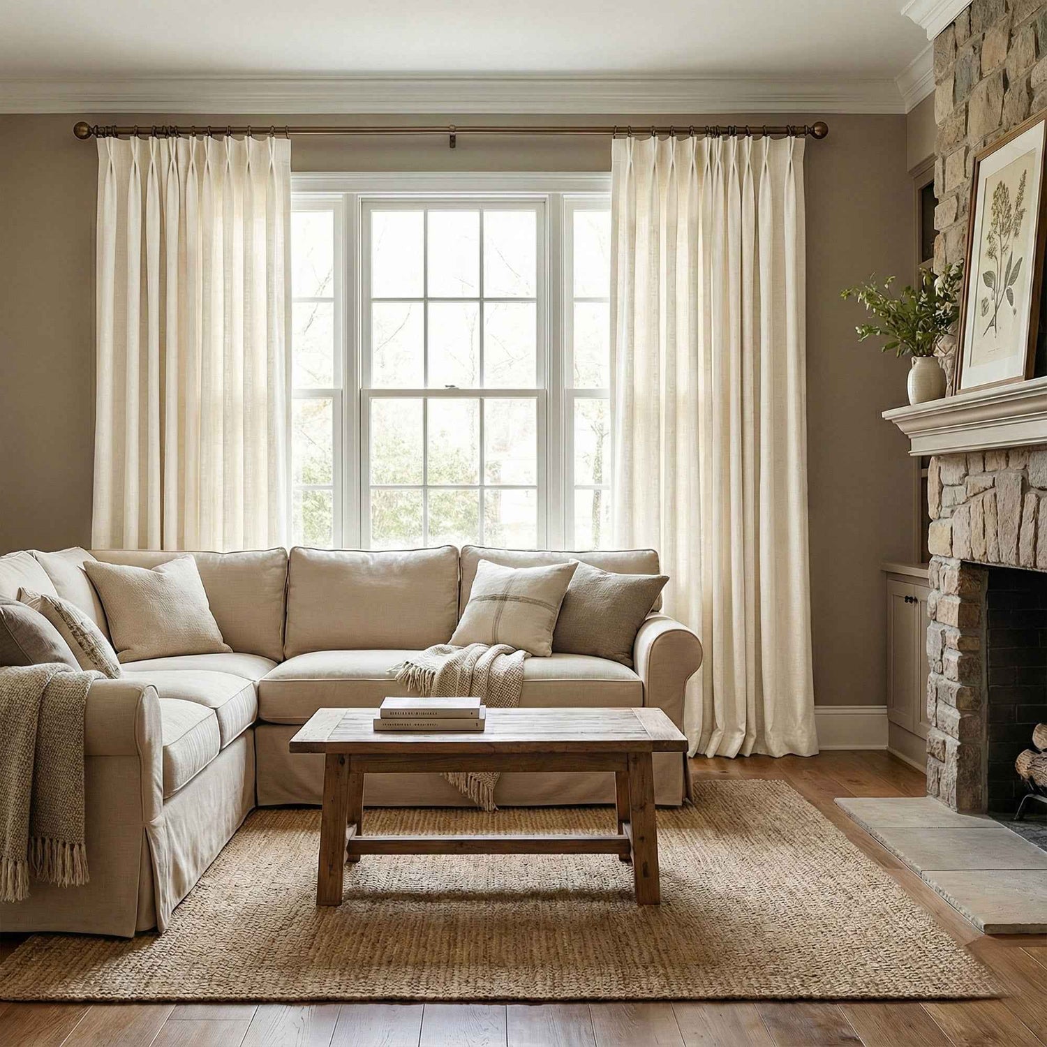 Velvety Short-pile Chenille High Blackout Curtains