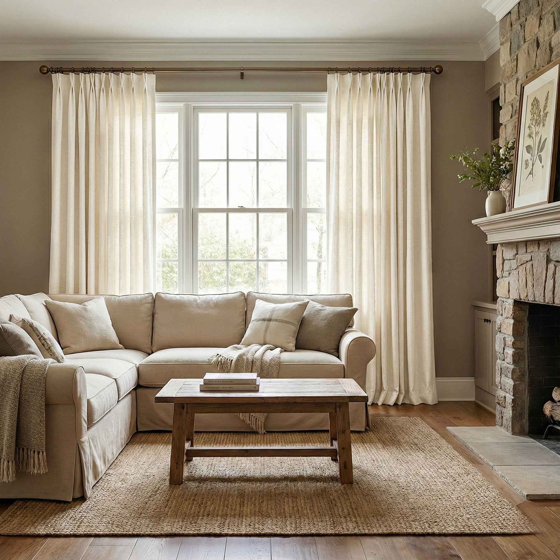 Velvety Short-pile Chenille High Blackout Curtains - Detail View 1 | JOYDRAPE Bespoke Luxury