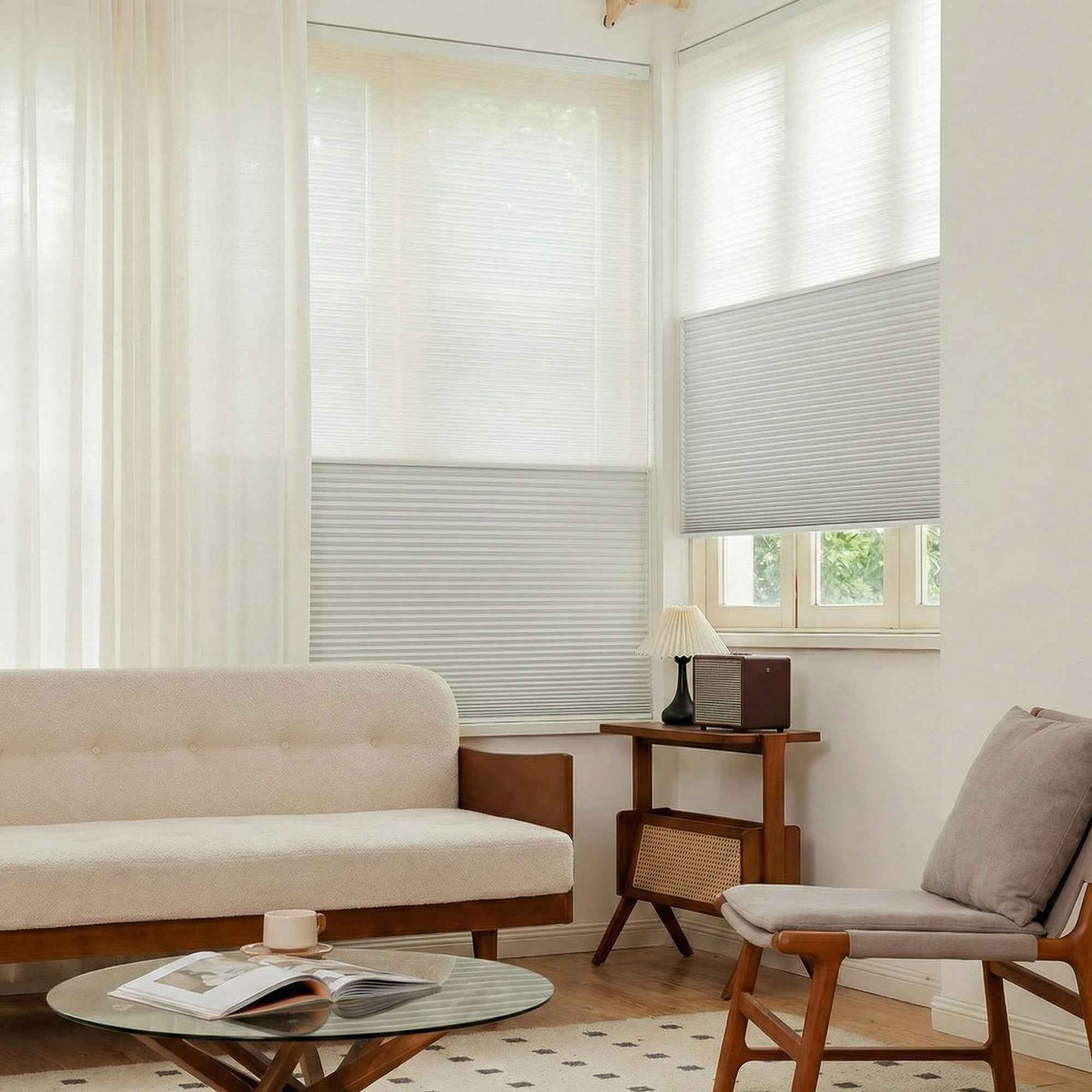 F-Solace Day/Night Cellular Shades - Detail View 7 | JOYDRAPE Bespoke Luxury