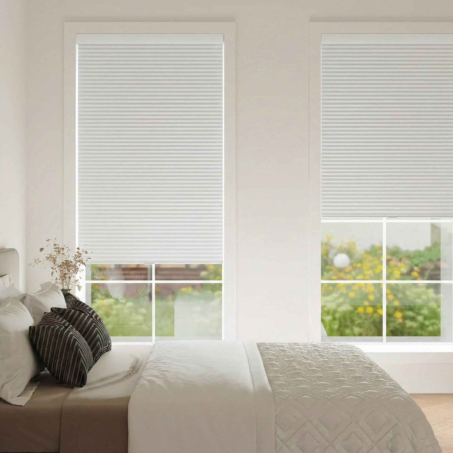 F-Lattice Cordless Light Filtering Cellular Shades