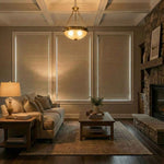 L-loose Cordless Striped Linen Blend Roman Shades - Detail View 2 | JOYDRAPE Bespoke Luxury