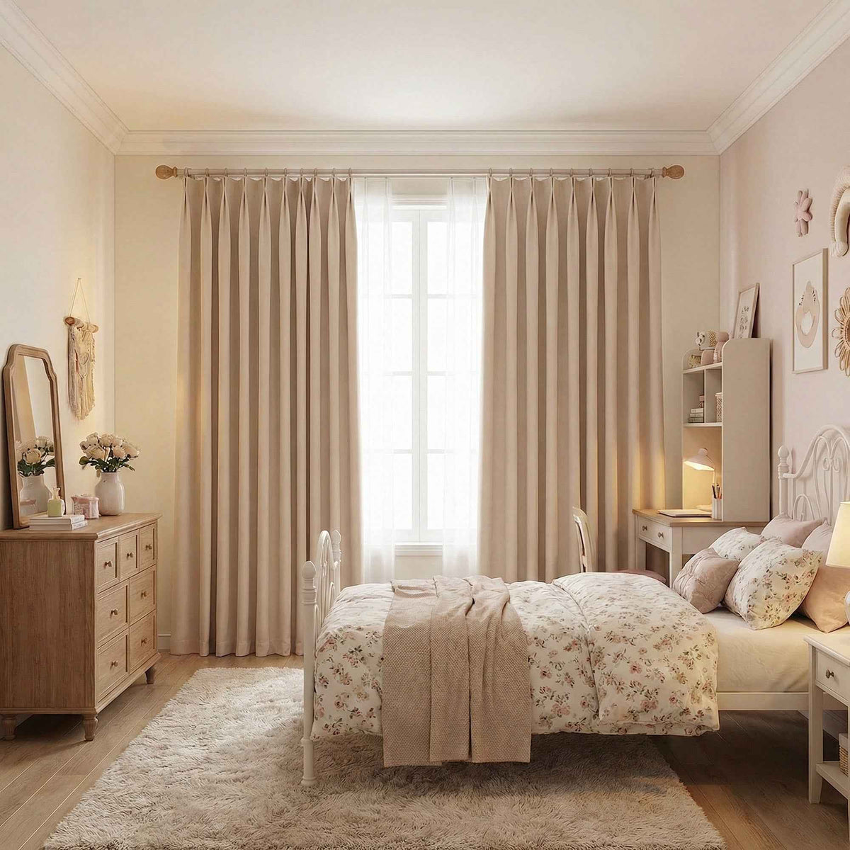 Fluffy 100% Blackout Chenille Curtains - Detail View 2 | JOYDRAPE Bespoke Luxury