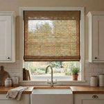 L-Lhramie Refined Ramie Cordless Roman Shades - Detail View 2 | JOYDRAPE Bespoke Luxury