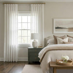 Pchill Light-Filtering Linen Textured Curtains - Detail View 2 | JOYDRAPE Bespoke Luxury