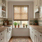 L-Lramie Cordless Ramie Roman Shades - Detail View 2 | JOYDRAPE Bespoke Luxury
