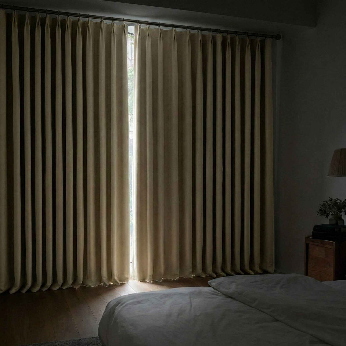 Candy Cotton Linen Blend Blackout Curtains - Detail View 2 | JOYDRAPE Bespoke Luxury