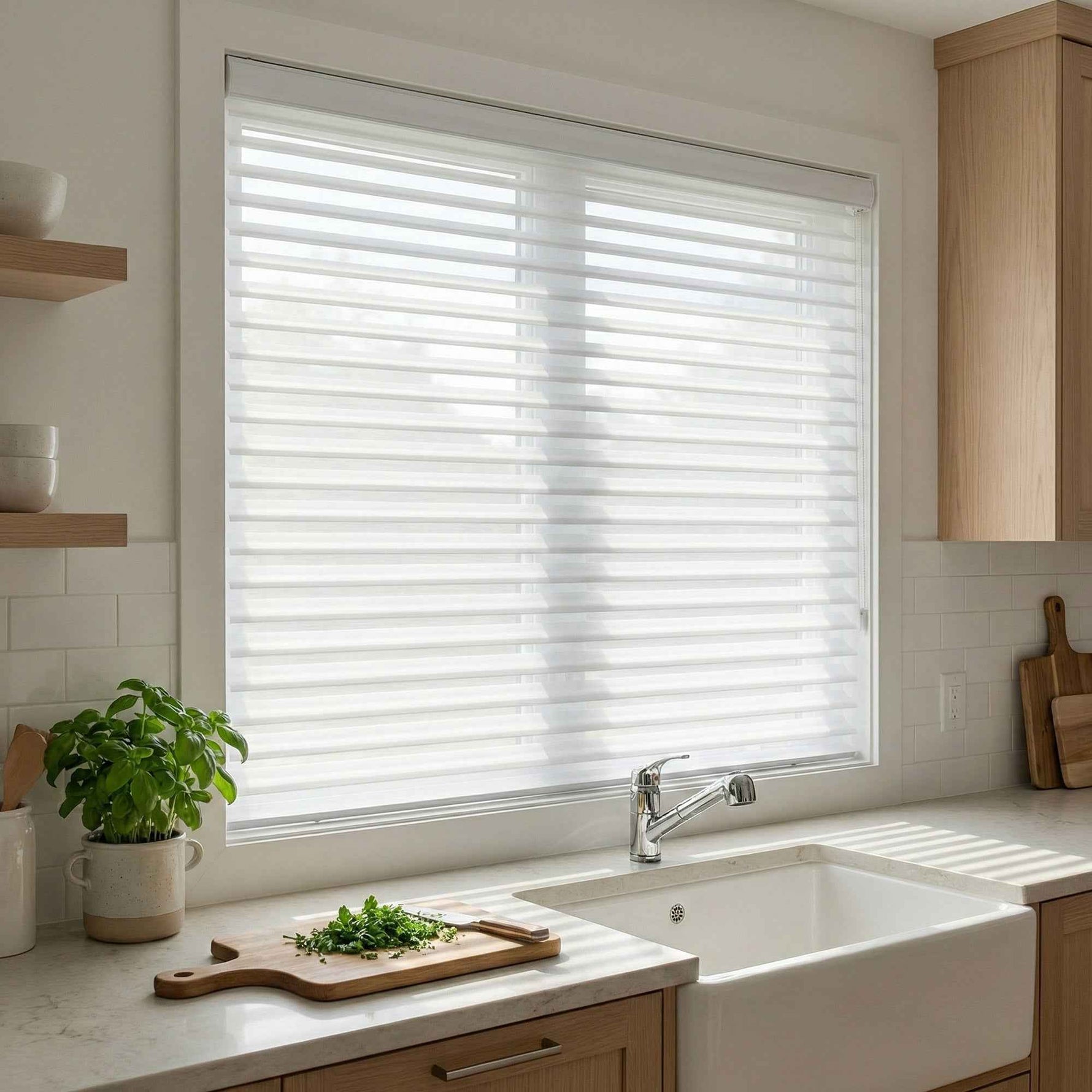X-Dew Corded Blackout Shangri-La Blinds